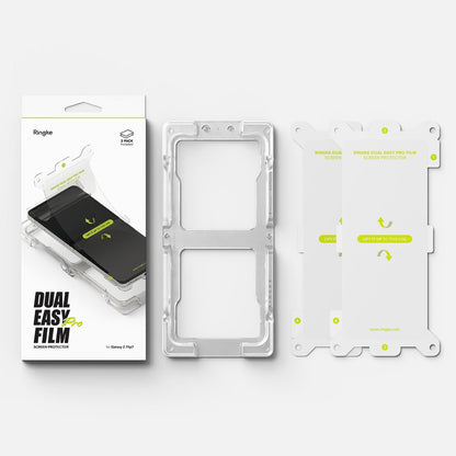 Skyddsfilm Ringke Dual Easy Pro för Samsung Galaxy Z Flip7 F766, Plast, Set med 2 stycken
