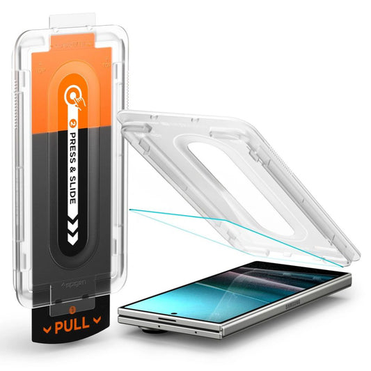 Skyddsfilm för yttre skärm Spigen GlastR EZ FIT Pro HD för Samsung Galaxy Z Fold7 F966, Härdat glas, Full lim AGL09580