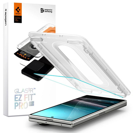 Skyddsfilm för yttre skärm Spigen GlastR EZ FIT Pro HD för Samsung Galaxy Z Fold7 F966, Härdat glas, Full lim AGL09580