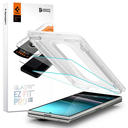 Skärmskydd Spigen GlastR EZ FIT Pro HD för Samsung Galaxy Z Fold7 F966, Härdat Glas, Full Lim, Set med 2 stycken AGL09579