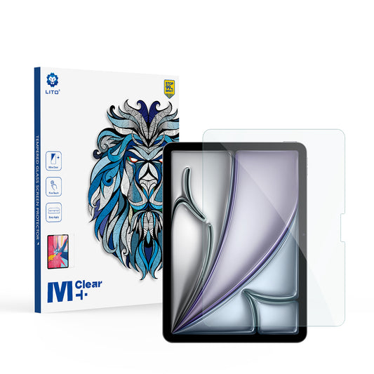 Skärmskydd Lito Classic för Apple iPad Air 11 (2026) / Air 11 (2025), Härdat glas, Full lim, 2.5D