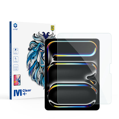 Skärmskydd Lito Classic för Apple iPad Air 13 (2026) / Pro 13 (2025), Härdat glas, Full lim, 2.5D