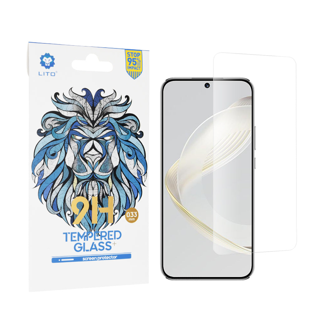 Lito Classic skärmskydd för Huawei nova 12s / nova 11, härdat glas, full lim, 2.5D