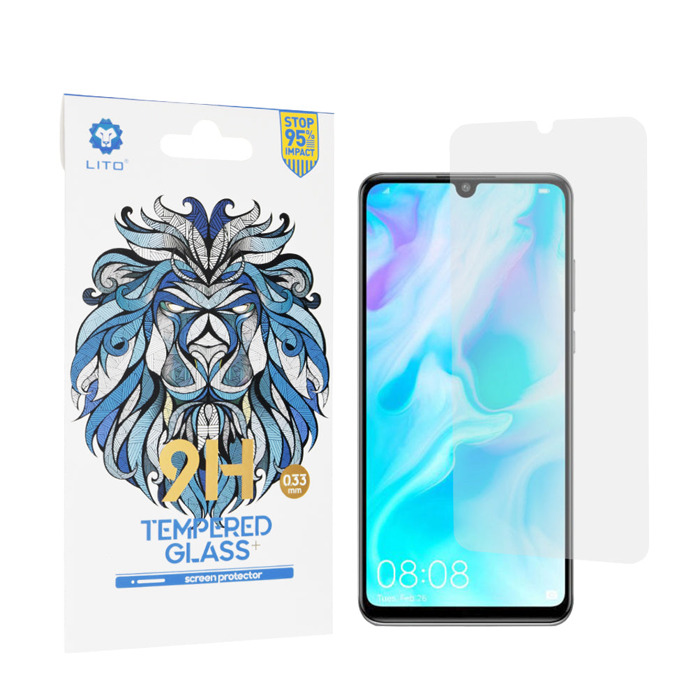 Lito Classic skärmskydd för Huawei P30 lite New Edition / P30 lite, härdat glas, full limning, 2.5D