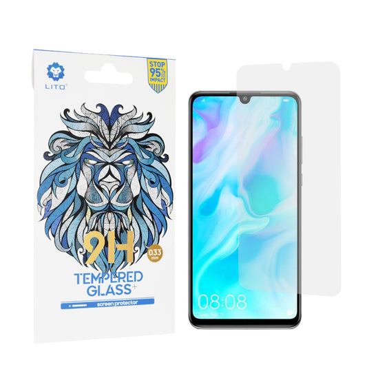 Lito Classic skärmskydd för Huawei P30 lite New Edition / P30 lite, härdat glas, full limning, 2.5D