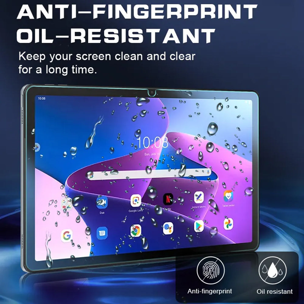 Skärmskydd Lito Classic för Lenovo Tab M10 Plus (3rd Gen), Härdat glas, Full lim, 2.5D