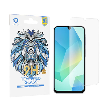 Lito Classic skärmskydd för Samsung Galaxy A16 5G A166 / A16 4G A165, härdat glas, full limning, 2.5D