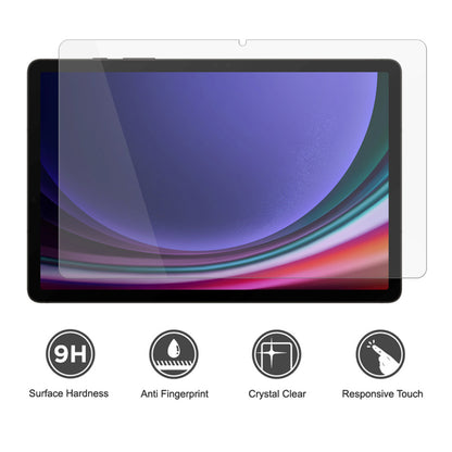 Lito Classic skärmskydd för Samsung Galaxy Tab S10+ / Tab S9 FE+ / Tab S9+, Härdat glas, Full lim, 2.5D