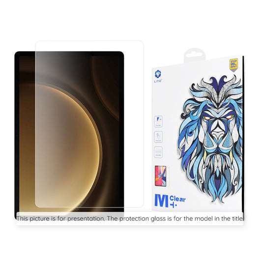 Skärmskydd Lito Classic för Samsung Galaxy Tab S10 Ultra / Tab S9 Ultra, Härdat Glas, Fulllim, 2.5D