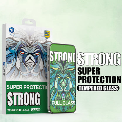 Skärmskydd Lito D+ Max Strong för Apple iPhone 17 Pro Max, Härdat Glas, Full Glue, Svart