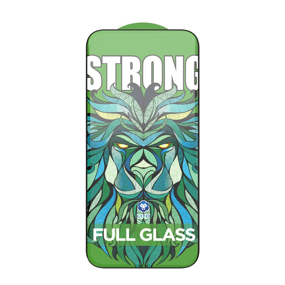Skärmskydd Lito D+ Max Strong för Apple iPhone 17 Pro, Härdat Glas, Full Glue, Svart