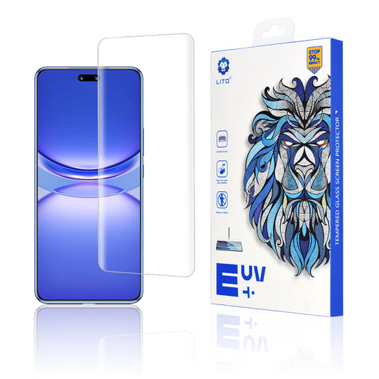 Lito skärmskydd för Huawei nova 12 Pro, härdat glas, UV-lim, 3D
