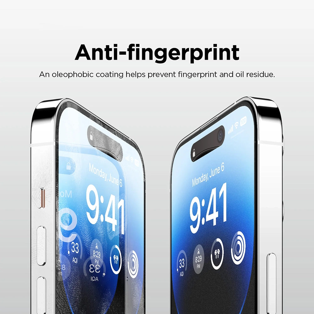 Skyddsfilm Anank 5X Förstärkt Matt Skärm för Apple iPhone 17 Pro Max, Härdat Glas, Full Lim, 2.5D, Svart