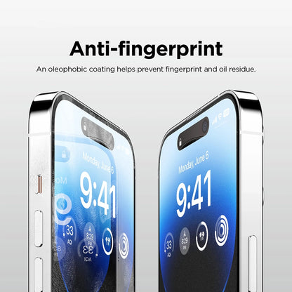 Skyddsfilm Anank 5X Förstärkt Matt Skärm för Apple iPhone 17 Pro Max, Härdat Glas, Full Lim, 2.5D, Svart