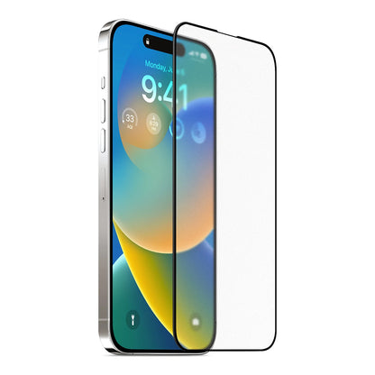 Skyddsfilm Anank 5X Förstärkt Matt Skärm för Apple iPhone 17 Pro Max, Härdat Glas, Full Lim, 2.5D, Svart