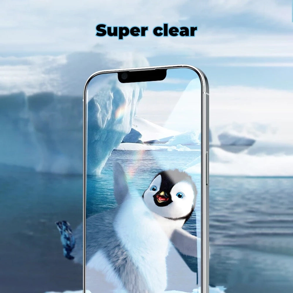 Skyddsfilm Anank 5X Förstärkt Matt Skärm för Apple iPhone 17 Pro Max, Härdat Glas, Full Lim, 2.5D, Svart