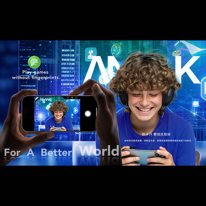 Skyddsfilm Anank 5X Förstärkt Matt Skärm för Apple iPhone 17 Pro Max, Härdat Glas, Full Lim, 2.5D, Svart