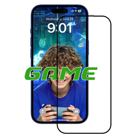 Skyddsfilm Matt Skärm Anank 5X Förstärkt för Apple iPhone 17 Pro, Härdat Glas, Full Lim, 2.5D, Svart