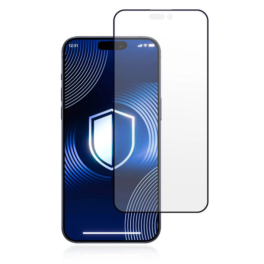 Skärmskydd Matte 3MK HardGlass Max för Apple iPhone 17 Pro, Härdat Glas, Full Glue, Svart