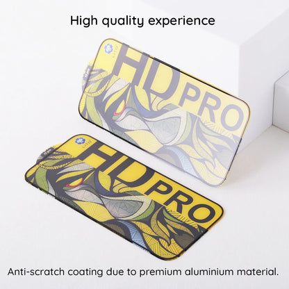 Matt skärmskydd Lito HD Pro för Apple iPhone 16, härdat glas, full lim, svart