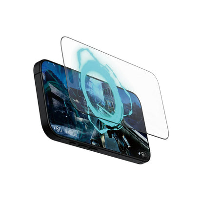 Skärmskydd Matte PanzerGlass Ultra-Wide Fit Gaming för Apple iPhone 16 Pro, Härdat Glas, Full Lim, Svart