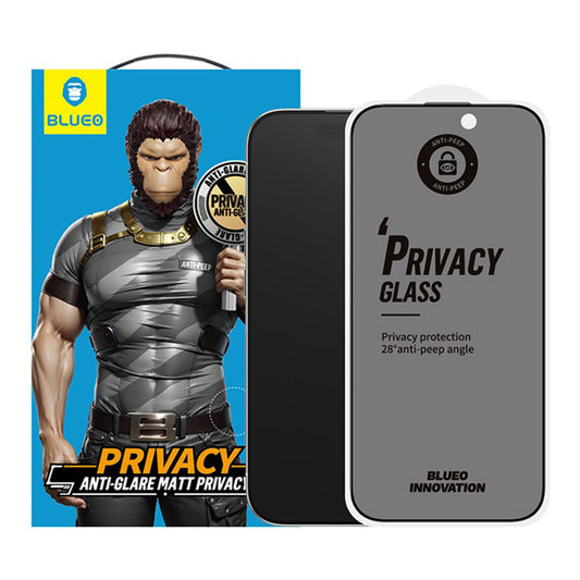 Skärmskydd Matte Privacy Blueo Anti-Peep för Apple iPhone 17 Air, Härdat Glas, Full Lim