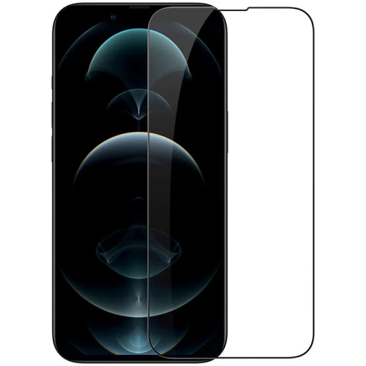 Nillkin CP+ Pro skärmskydd för Apple iPhone 17e / 16e / 14 / 13 Pro / 13, härdat glas, full limning, svart