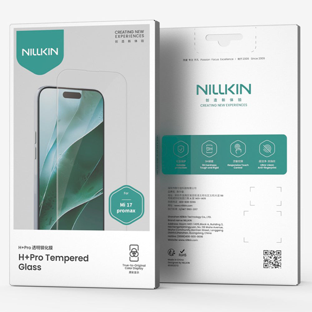 Nillkin H+ Pro skärmskydd för Xiaomi 17 Pro Max / 17 Ultra, härdat glas, full limning
