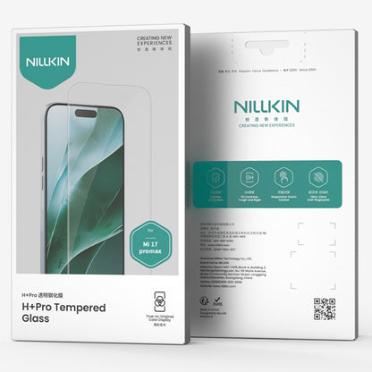 Nillkin H+ Pro skärmskydd för Xiaomi 17 Pro Max / 17 Ultra, härdat glas, full limning