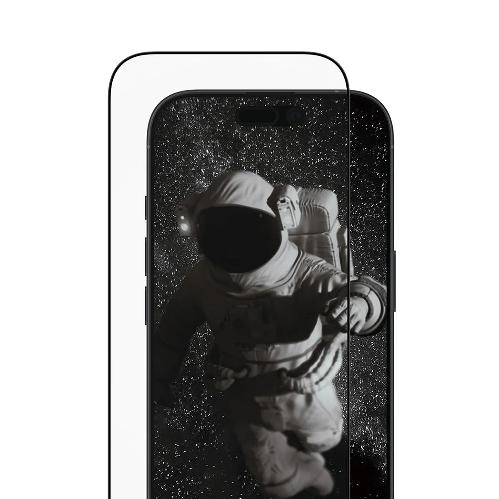 Skyddsfilm för skärm PanzerGlass Ultra-Wide Ceramic II EasyAligner för Apple iPhone 17 / 16 Pro, Härdat Glas, Full Lim, Svart