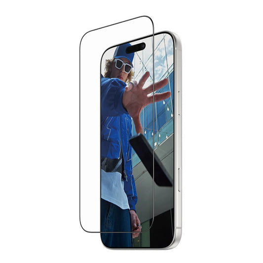 Skyddsfilm för skärm PanzerGlass Ultra-Wide Fit Fastfit för Apple iPhone 17 Pro Max, Härdat Glas, Full Lim, Svart