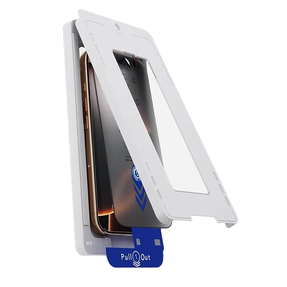 Skyddsfilm för skärm Privacy Anank 5X Reinforced Applicator för Apple iPhone 17 Pro Max, Härdat Glas, Full Glue, 2.5D