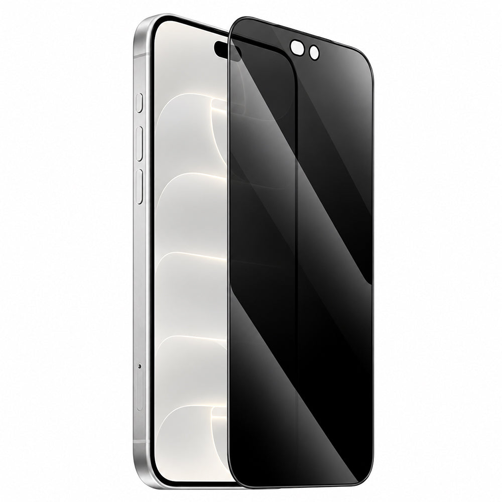 Blueo Anti-Peep Applicator Pro integritetsskyddande skärmskydd för Apple iPhone 18 Pro Max, härdat glas, helhäftande
