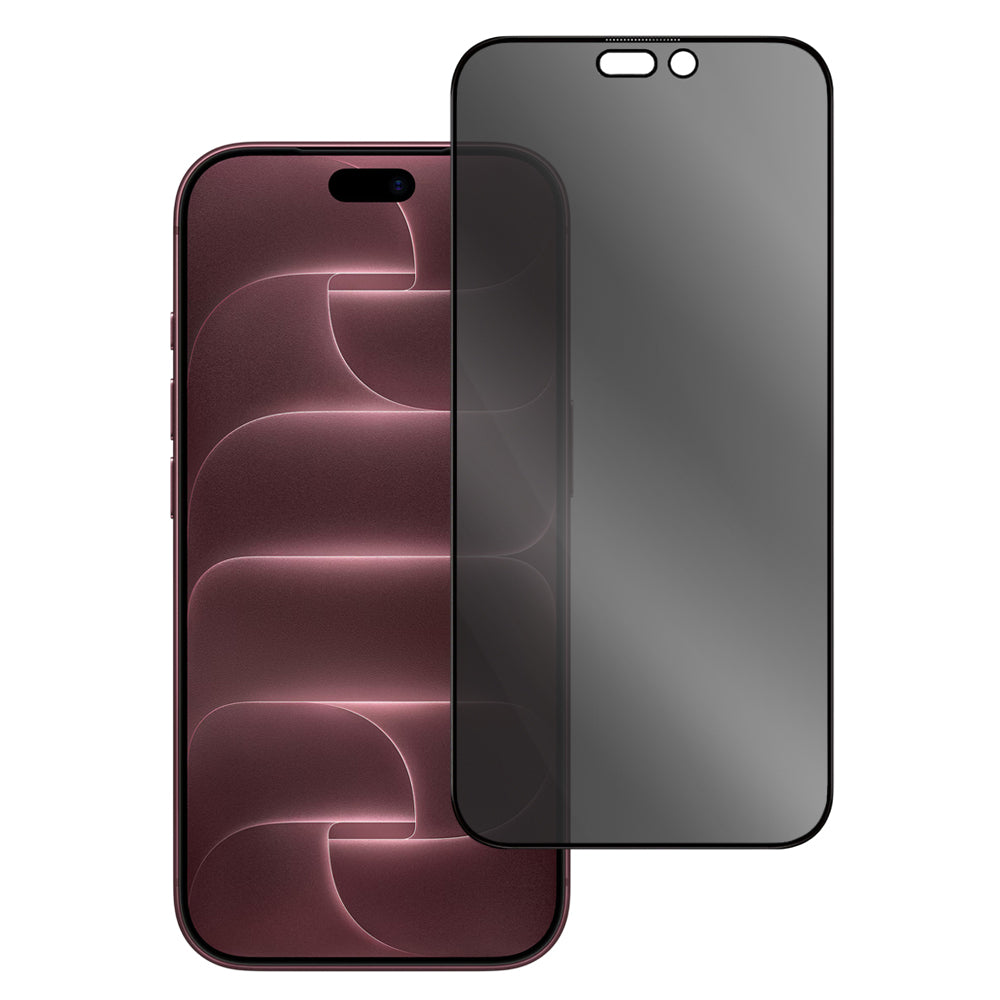 Blueo Anti-Peep integritetsskydd för skärm till Apple iPhone 18 Pro Max, härdat glas, helhäftande, 5-pack