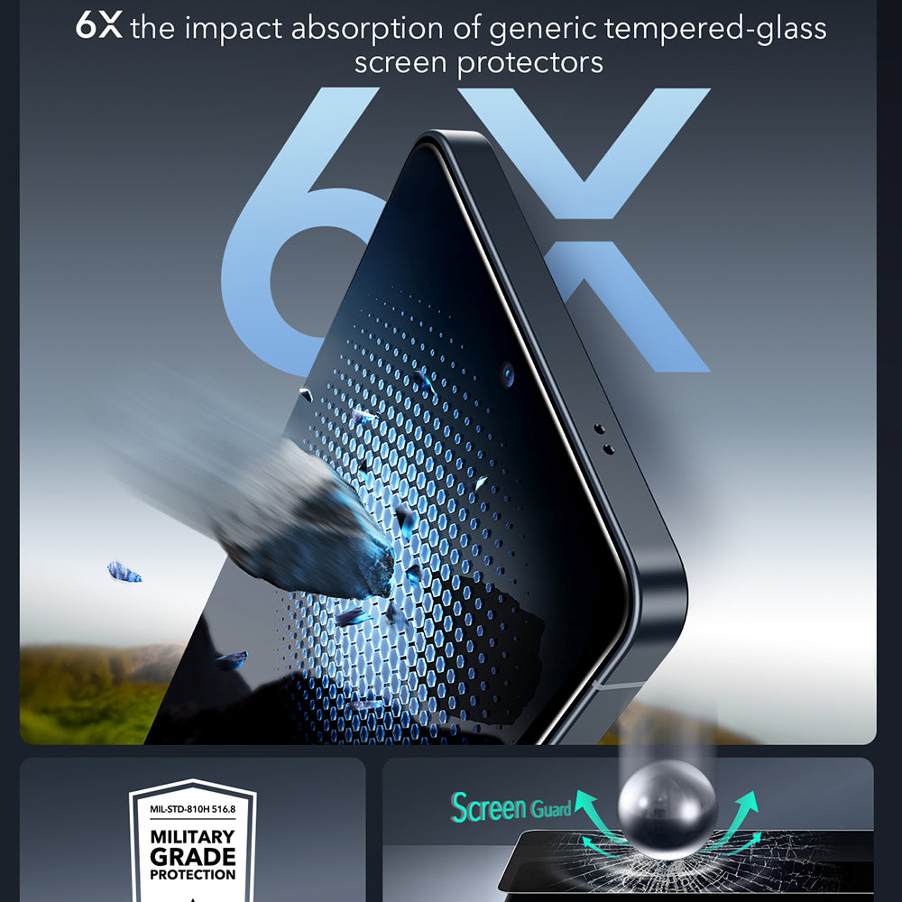 Skärmskydd Privacy ESR Armorite för Samsung Galaxy S26 Ultra, Härdat Glas, Full Lim