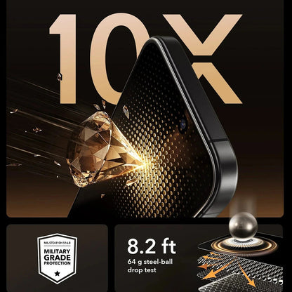 Skärmskydd Privacy ESR UltraFit Armorite Pro för Apple iPhone 17 Pro Max, Härdat Glas, Full Glue, Set om 3 stycken