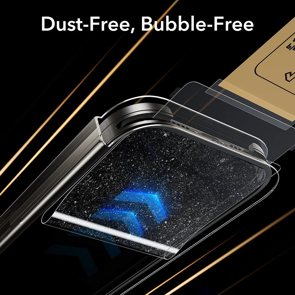 Skärmskydd Privacy ESR UltraFit Armorite Pro för Apple iPhone 17 Pro Max, Härdat Glas, Full Glue, Set om 3 stycken