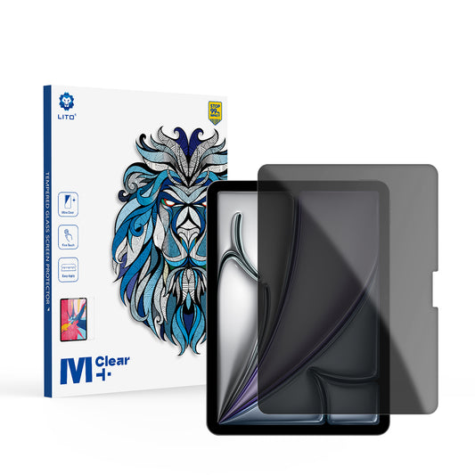 Privacy-skärmskydd Lito Classic för Apple iPad Air 11 (2026) / Air 11 (2025), Härdat glas, Full lim, 2.5D