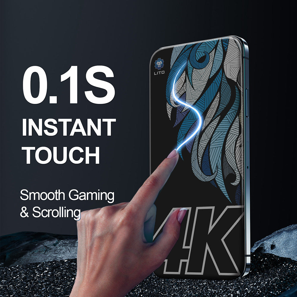 Skyddsfilm Privacy Screen Lito D+ Max 4K för Apple iPhone 17 Pro, Härdat Glas, Full Glue
