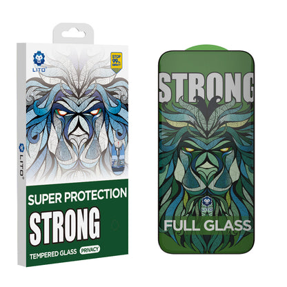 Skyddsfilm Privacy Lito D+ Max Strong för Apple iPhone 17 / 16 Pro, Härdat Glas, Full Lim