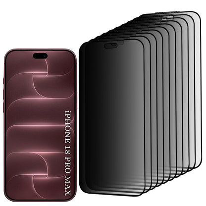 Lito HD Pro Privacy-skärmskydd för Apple iPhone 18 Pro Max, härdat glas, heltäckande lim, 10-pack