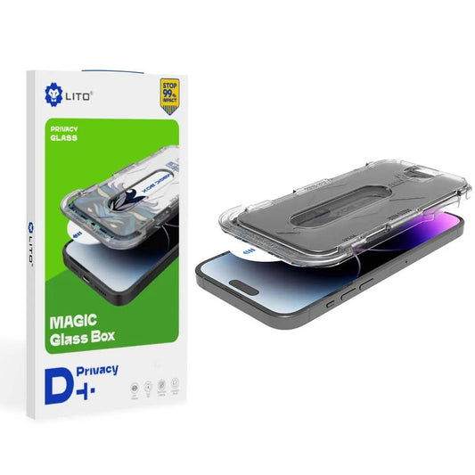 Skärmskydd Privacy Lito Magic Glass Box D+ Tools för Apple iPhone 11 Pro, Härdat Glas, Fullt Lim