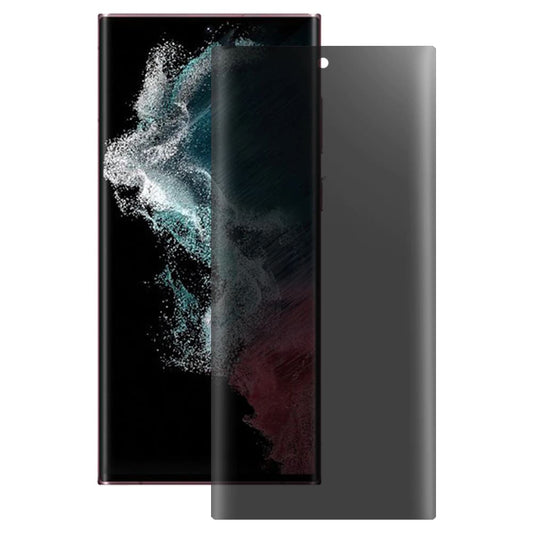 Lito Privacy Skärmskydd för Samsung Galaxy S22 Ultra 5G S908, Härdat Glas, UV-lim, 3D