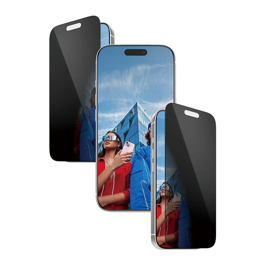 Skyddsfilm för skärm Privacy PanzerGlass Ultra-Wide Fit 2-Way EasyAligner för Apple iPhone 17 Pro, Härdat Glas, Full Lim