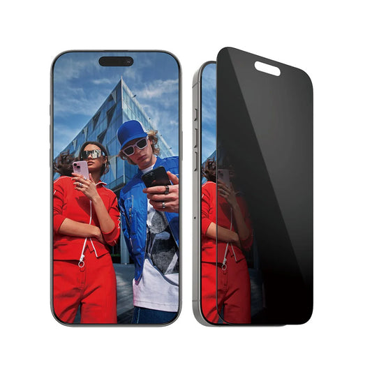 Skyddsfilm för skärm Privacy PanzerGlass Ultra-Wide Fit EasyAligner för Apple iPhone 16 Pro Max, Härdat glas, Full limning
