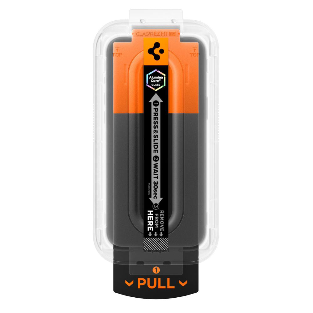 Skärmskydd Privacy Spigen GlastR EZ FIT Pro för Apple iPhone 17 Pro / 17 / 16 Pro, Härdat Glas, Full Lim