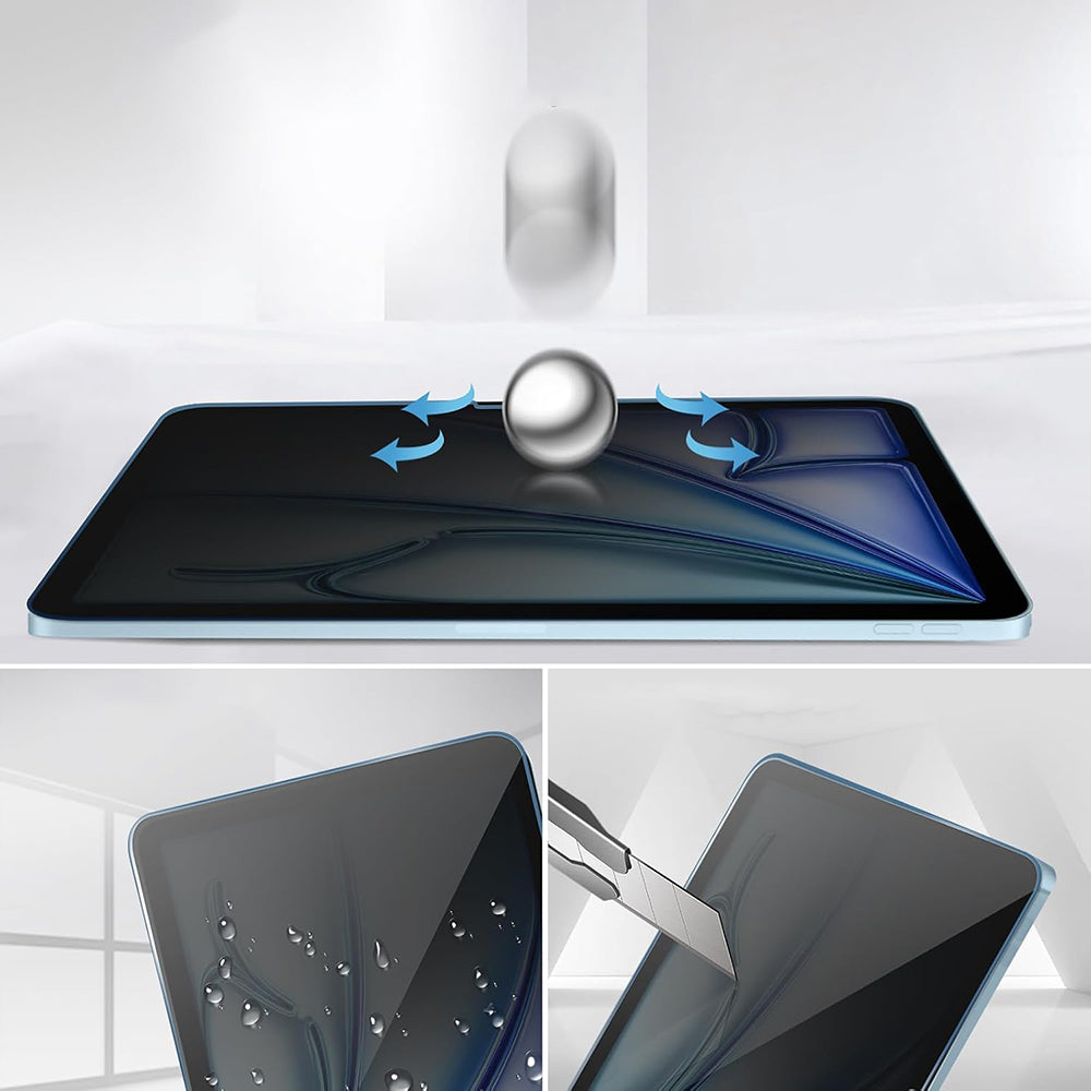 Skärmskydd Privacy Techsuit ArmorGlass CrystalHD för Samsung Galaxy Tab S10 Lite, Härdat glas, Full lim, Set med 2 stycken