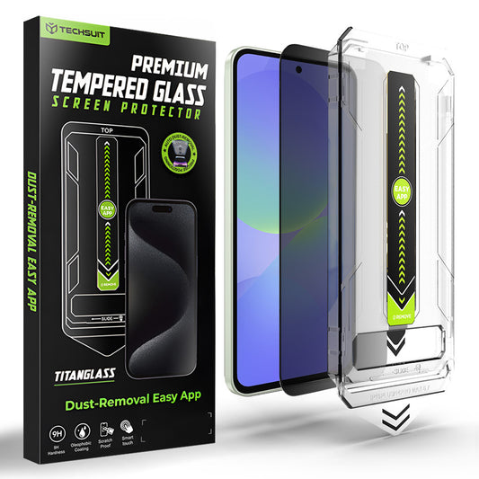 Privacy-skärmskydd Techsuit TitanGlass CrystalHD för Samsung Galaxy A37 5G / A36 A366, Härdat glas, Full limning