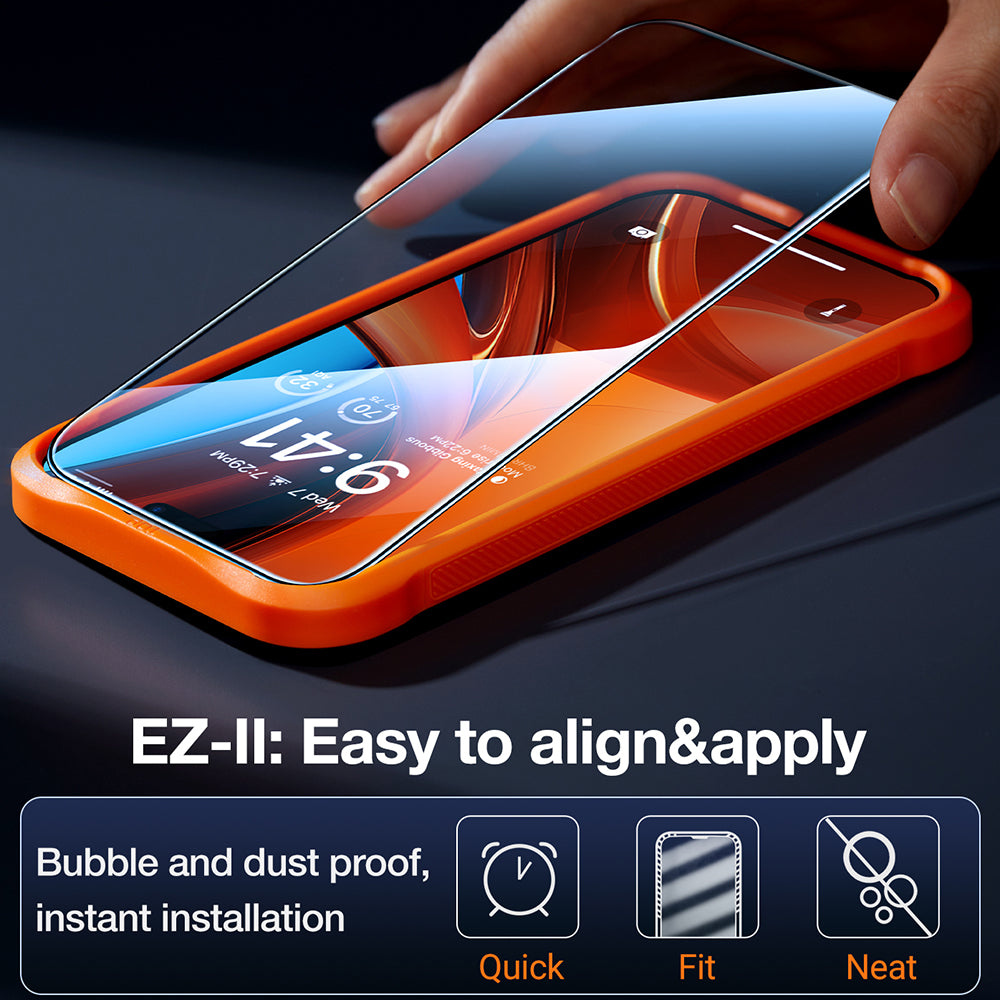 Privacy Screen Protector Torras GlassGo Epic for Apple iPhone 15 Pro Max, Tempered Glass, Full Glue