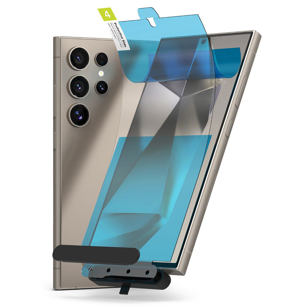 Skyddsfilm Ringke Dual Easy för Samsung Galaxy S24 Ultra S928, Plast, Set med 2 stycken